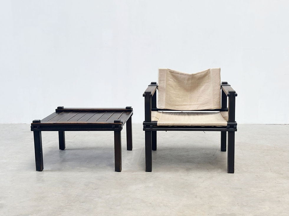 Thumbnail: Gerd Lange for Bofinger Safari easy chair and coffee table