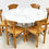 Thumbnail: Angelo Mangiarotti Carrara marble M1T70 dining table