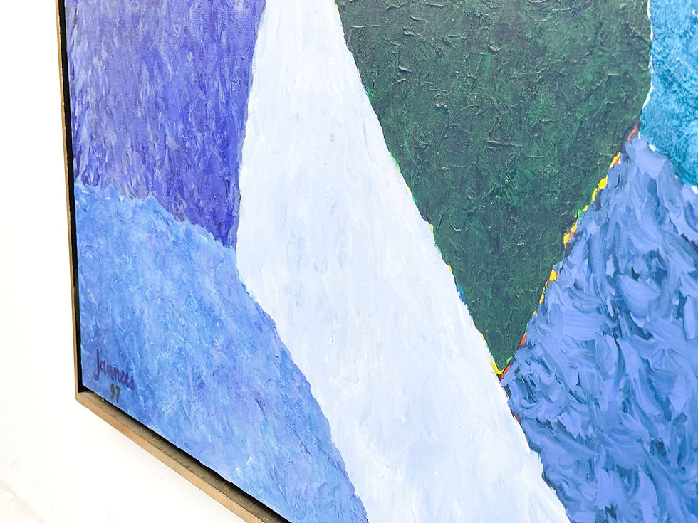 Thumbnail: 50 shades of blue XL Belgian artwork