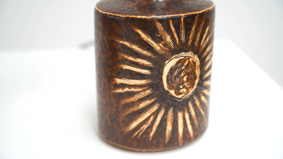 Thumbnail: Pair of Sun serie table lamps by Søholm for Bornholm