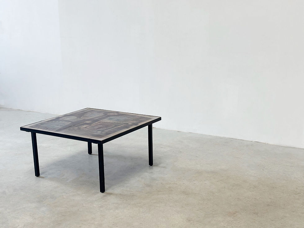 Thumbnail: Belgian ceramic coffee table by Yves Rhayé