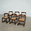 Thumbnail: Set of six Italian dining chairs