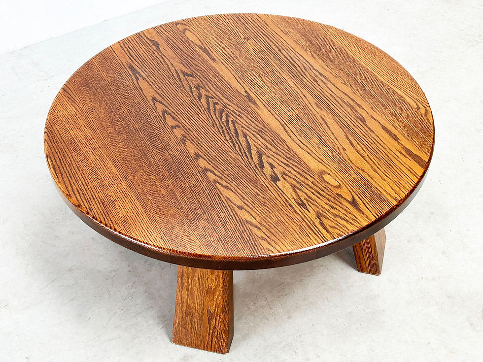 Thumbnail: Round brutalist coffee table