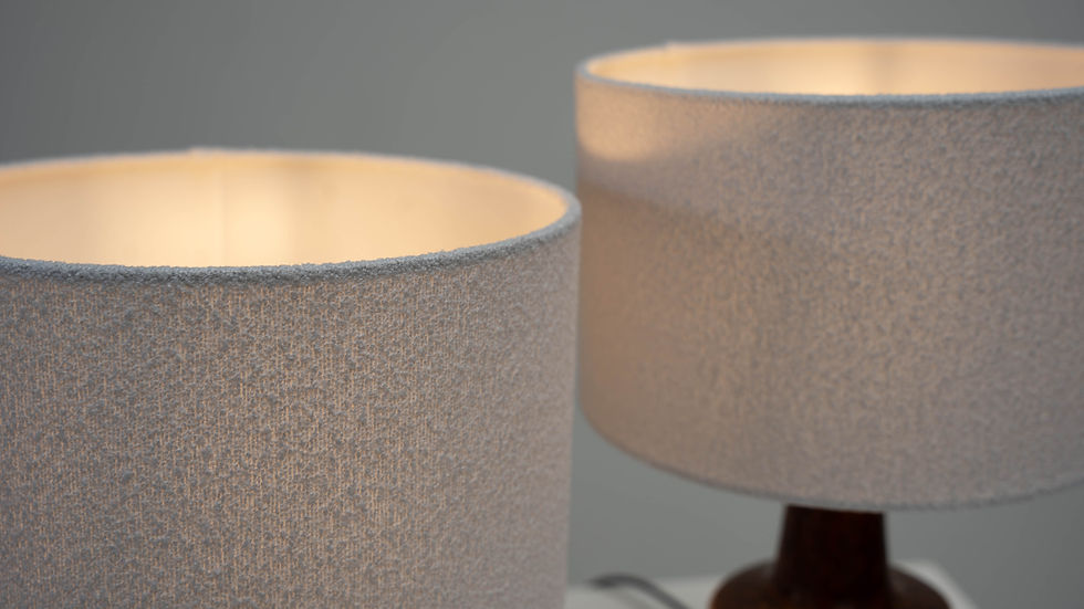 Thumbnail: Pair of Sun serie table lamps by Søholm for Bornholm