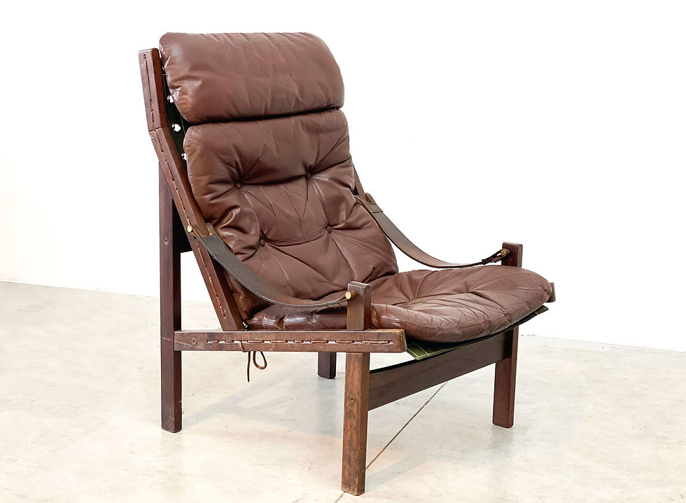 Thumbnail: Leather hunter chair by Torbjorn Afdal