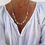 Minijatura: 925 sterling silver coin charm necklace