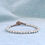 Thumbnail: Silver beaded bracelet for men