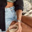 Thumbnail: 925 Silver Whale Dolphin Tail Knotted Charm Necklace