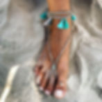 barefoot sandals with tassels