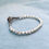 Thumbnail: Silver beaded bracelet