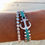 Thumbnail: silver anchor charm bracelet