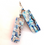 Thumbnail: Hanging Earrings Fog Black-Silver