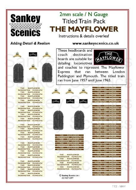 2mm Titled Train: The Mayflower