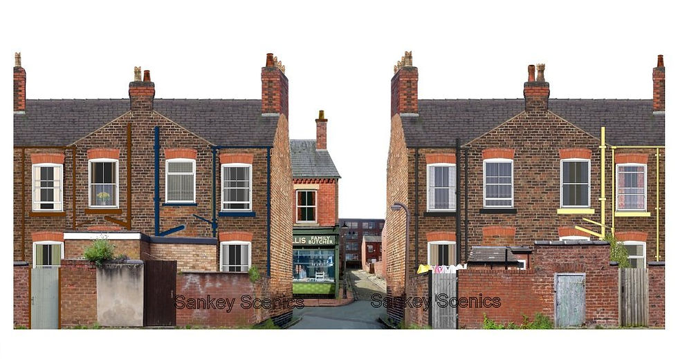 OO gauge Station Road Backs Page 3 Detail