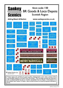 BR Goods and Loco SCOT 4mm Model Railway
