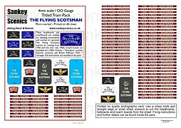 4 mm Scale Named Train The Flying Scotsm