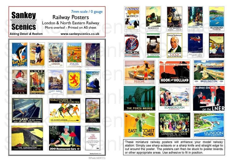 7mm London & North Eastern Railway Posters