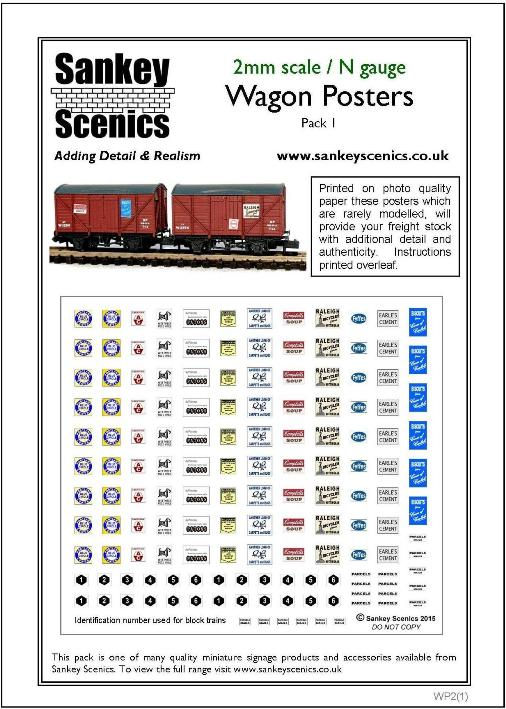 2mm Wagon / Van Poster Pack 1