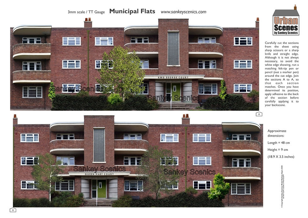 TT gauge Municipal Flats