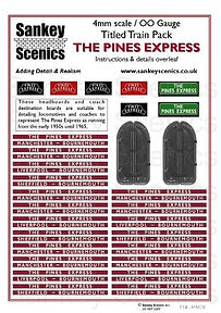 4 mm Model Railway The Pines Express