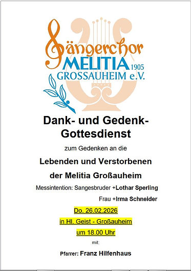 Einladung Dankgottesdienst