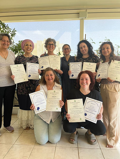 סיום ההסמכה כמטפלות bowen מוסמכות עם התמחות בנשים ותינוקות♡