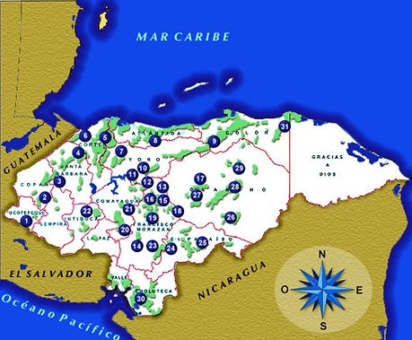 Ulua River Map Mapas | enciclopediahonduras