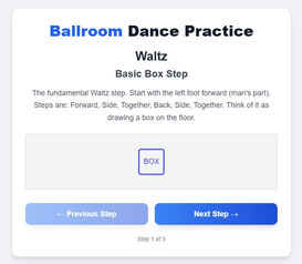 Dance Steps Page