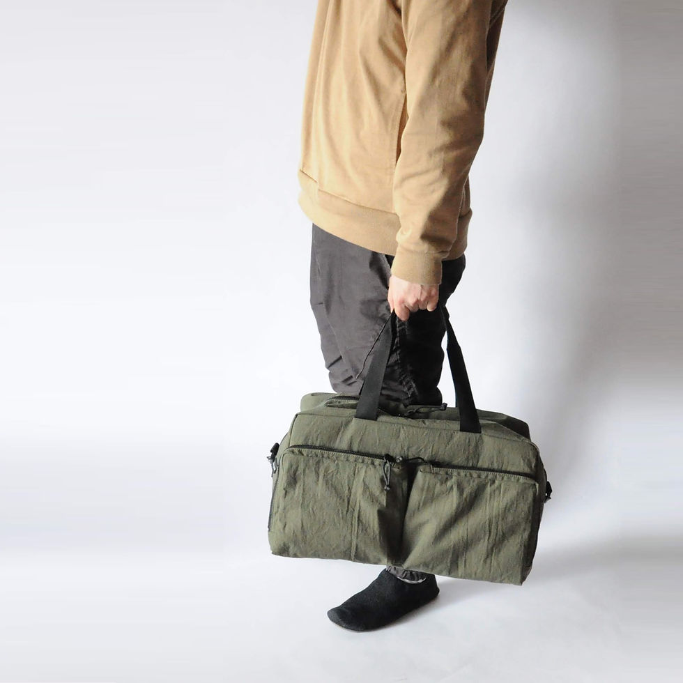 サムネイル： kidney - traveling bag  (khaki)