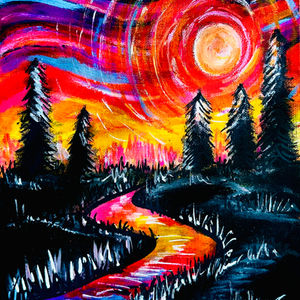 Vibrant Nature Painting