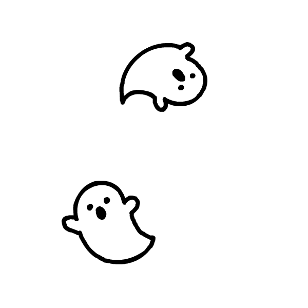 cute circling ghosts.gif