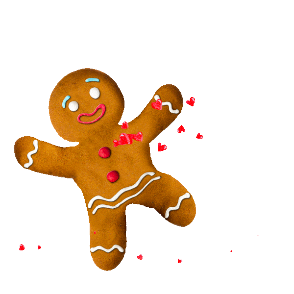 gingerbread man sending love gif.gif