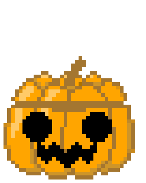 cute halloween jackolantern with kitty.gif