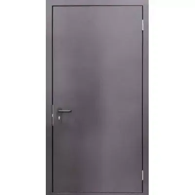 Двері вхідні TERMOPLAST 22-114 ТЕХНІЧНІ (дволистовка)Вулиця 870х2050