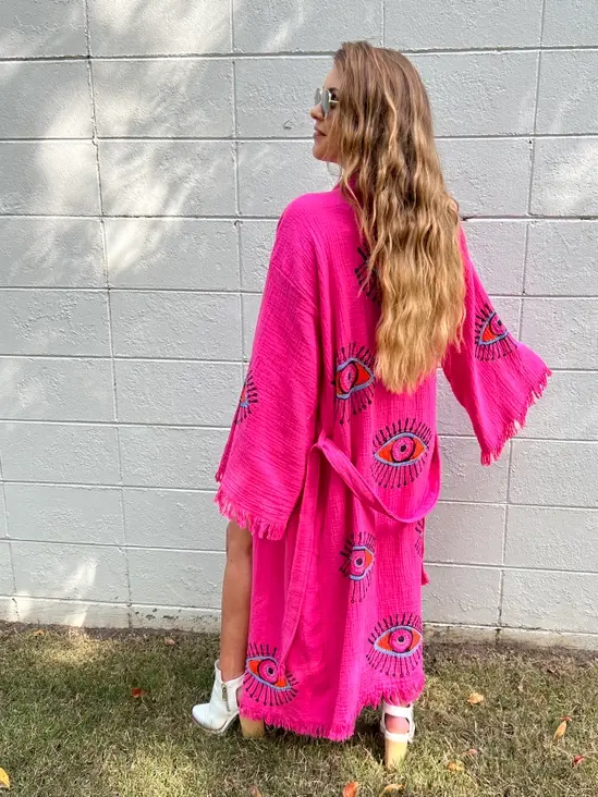 Hot Pink Multi Eye Robe
