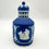Thumbnail: Wedgwood Cobalt Blue Tea Caddy Canister