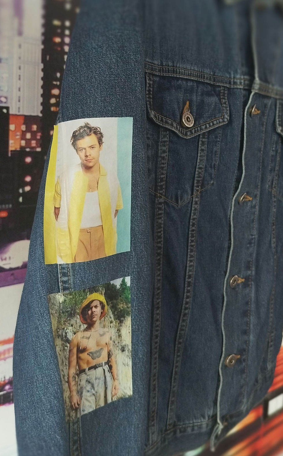 Miniatura: Giacca jeans superstar Harry Styles 