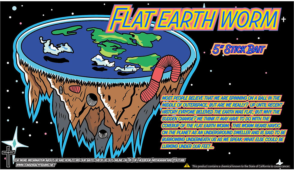 Thumbnail: Flat Earth Worm 8 pk