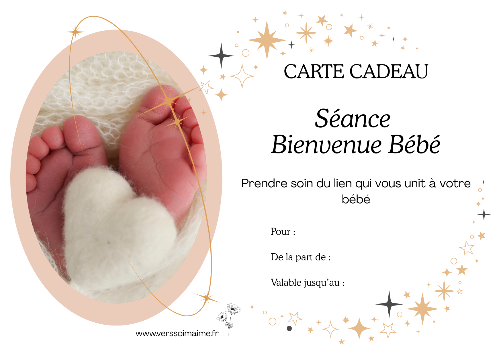 Carte Cadeau Bienvenue Bébé
