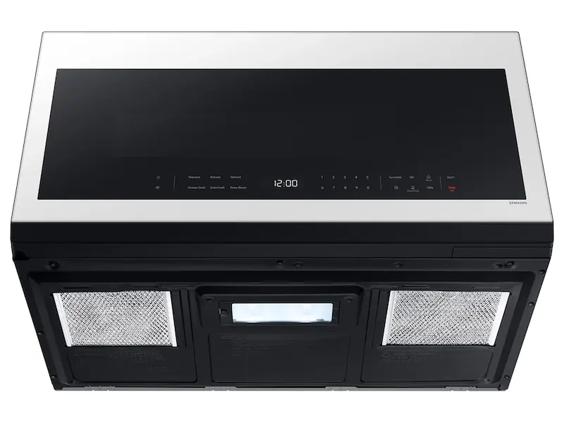 Thumbnail: Samsung Microwave/Bespoke 2.1 cu. ft. Over-the-Samsung Range Wi-Fi/White Glass