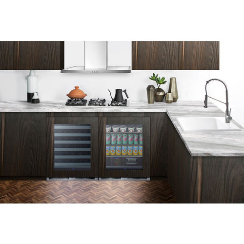 Thumbnail: 24" Wide Built-In Beverage Center (Panel Not Included)