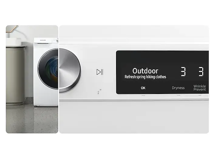 Thumbnail: Samsung 2.5 cu. ft. Compact Front Load Washer w/ AI Smart Dial/ Super Speed W