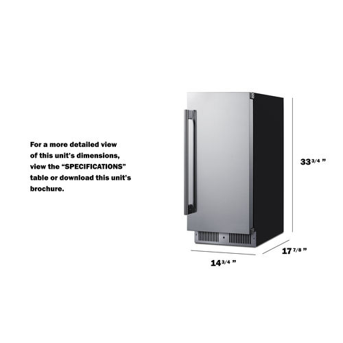 Thumbnail: 15" Wide Built-In All-Refrigerator
