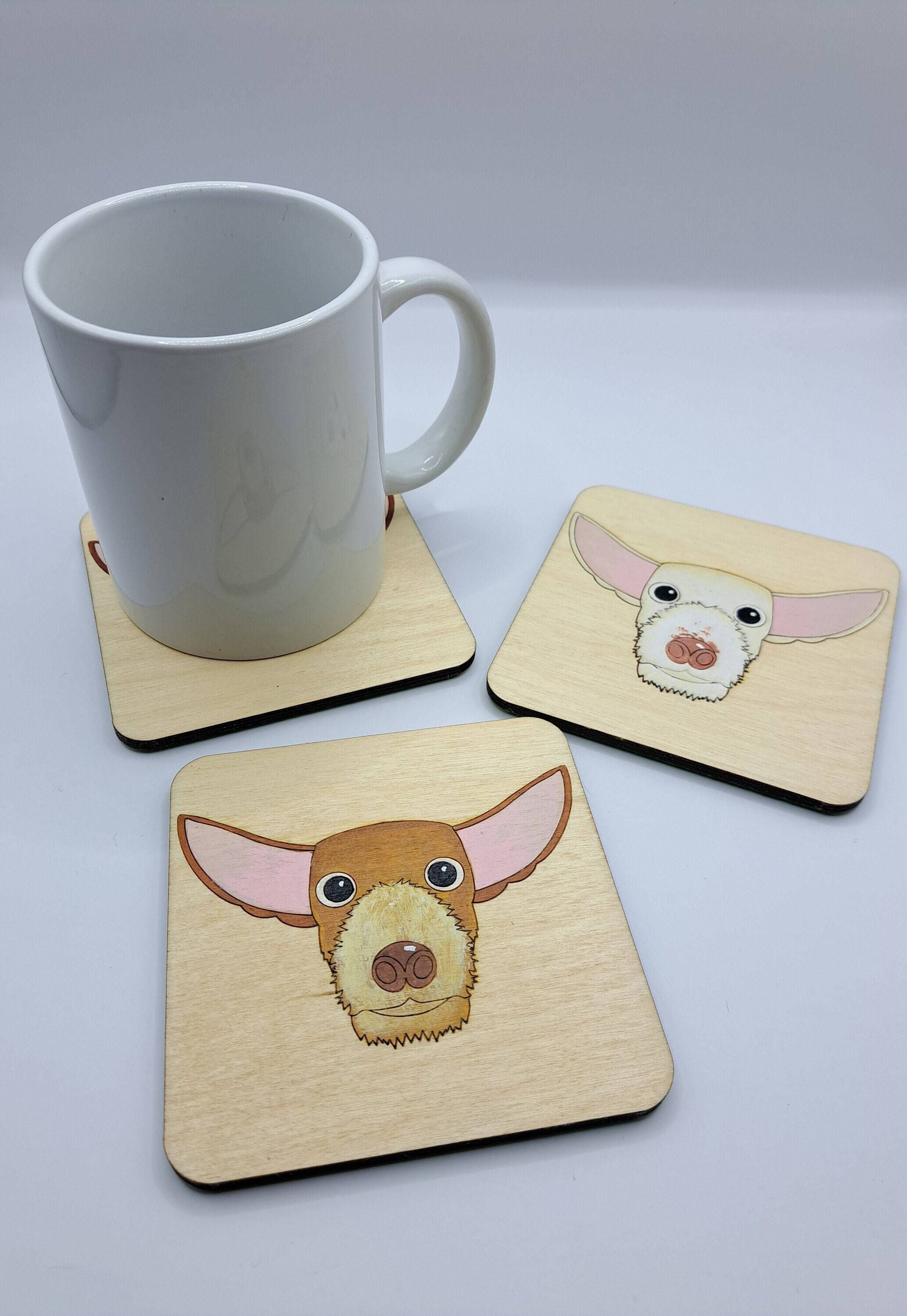 Podenco Wooden Coaster