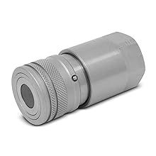 Miniatura: 1/2" Skid Steer Flat Face Hydraulic Quick Connect Couplers/Couplings Set w/Dust