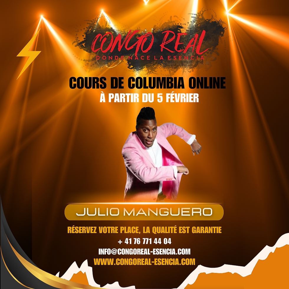 Clase de prueba (Rumba Columbia) con Julio Manguero el Congo Real.