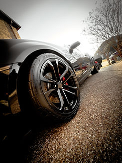 Camaro SS wheel after a mobile detail by Strada Detail in Frisco TX