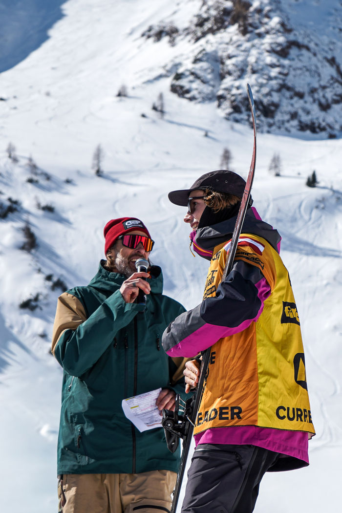 Athletes at the Freeride World Tour