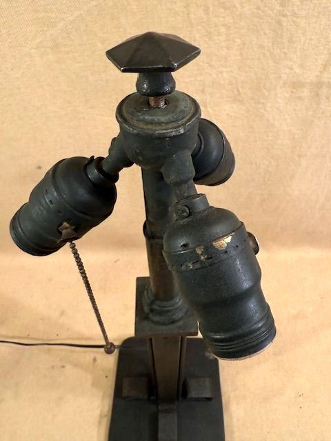 Thumbnail: Bradley and Hubbard Grape Design Table Lamp