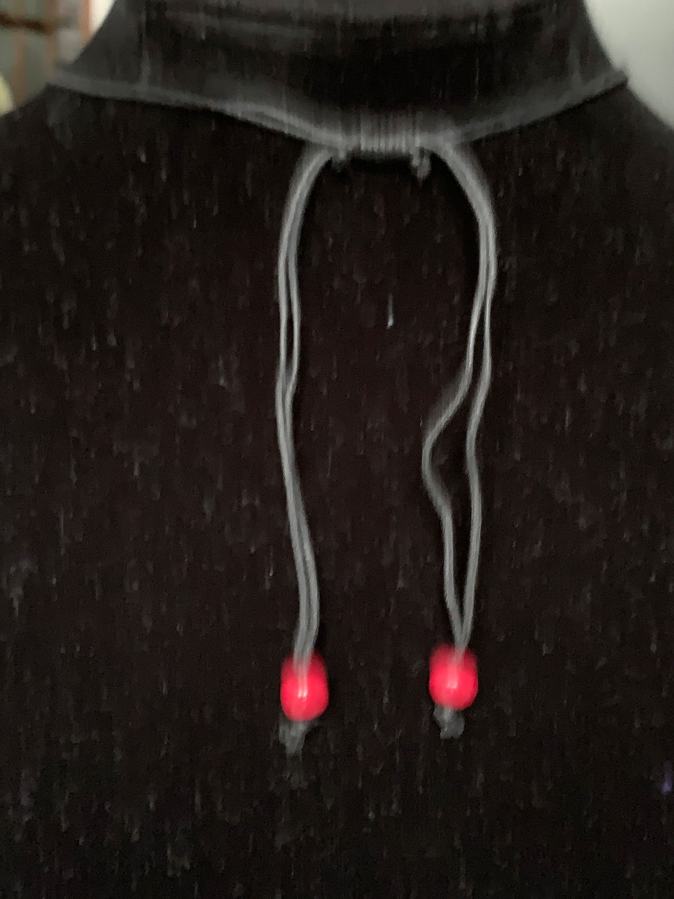 サムネイル： バリ島ネックレス　ボーン　I　レッド